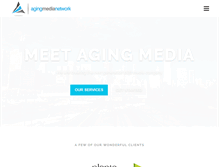 Tablet Screenshot of agingmedia.com